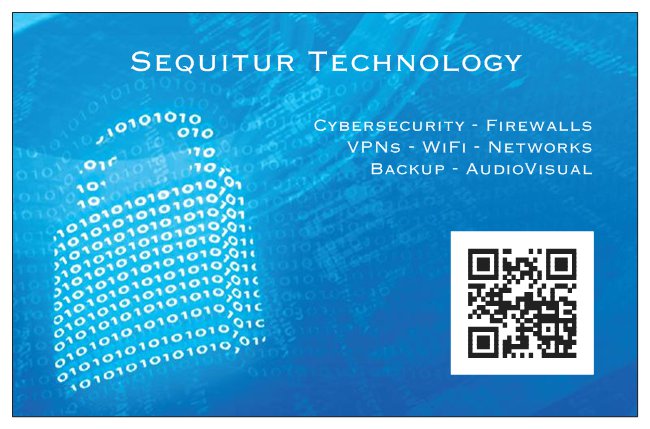 Cyberseurity - Firewalls - VPNs - WiFi - Networks - Backup - AudioVisual